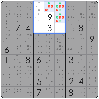 x wing sudoku explained